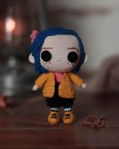 Receita Coraline Amigurumi