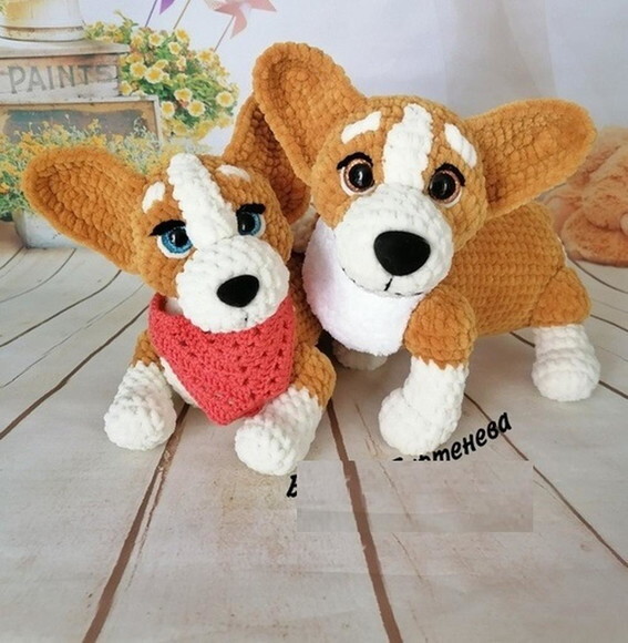 Receita Corgi Amigurumi