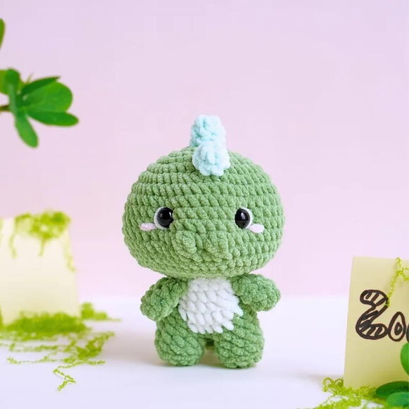 Receita Dinossauro Amigurumi