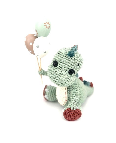 Receita Dino Amigurumi