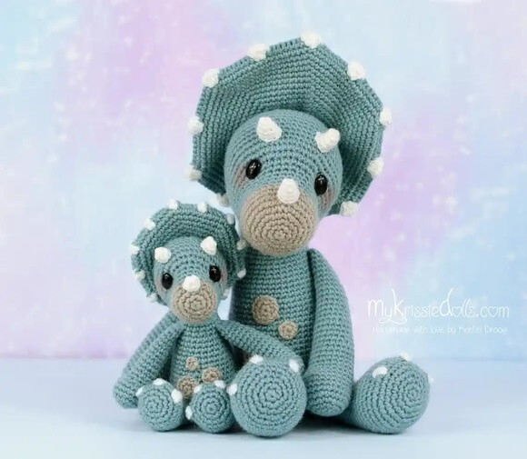 Receita Dinossauro Amigurumi