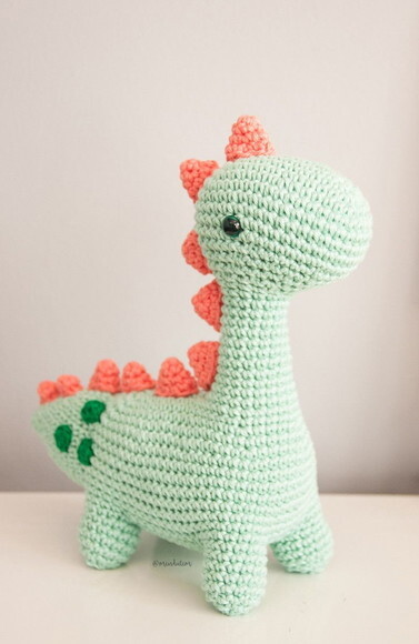 Receita Dinossauro Amigurumi