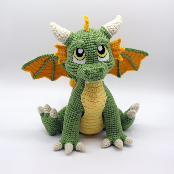 Receita Dragao Amigurumi