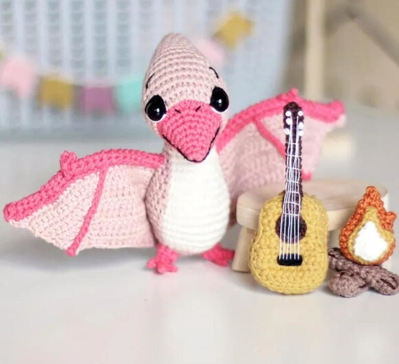 Receita Dragão Amigurumi