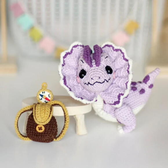 Receita Dragão Amigurumi