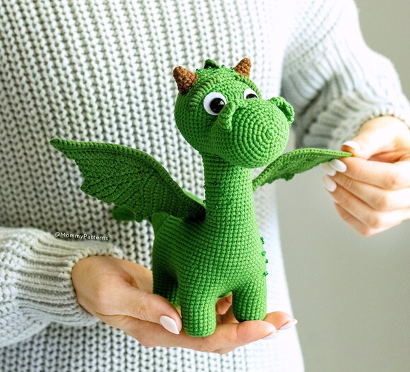 Receita Dragão Amigurumi