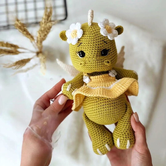 Receita Dragão Amigurumi