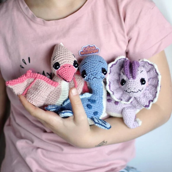 Receita Dragões Amigurumi
