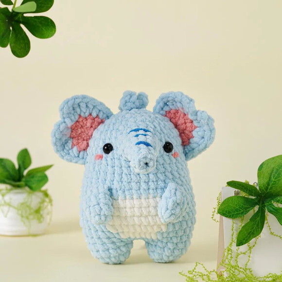 Receita Elefante Amigurumi