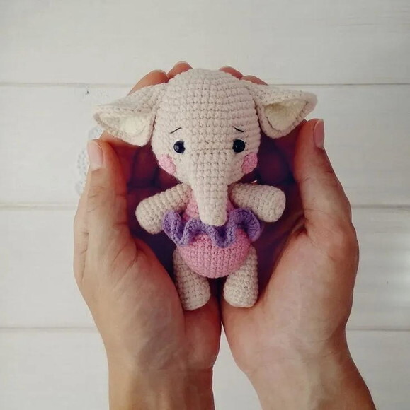 Receita Elefante Amigurumi