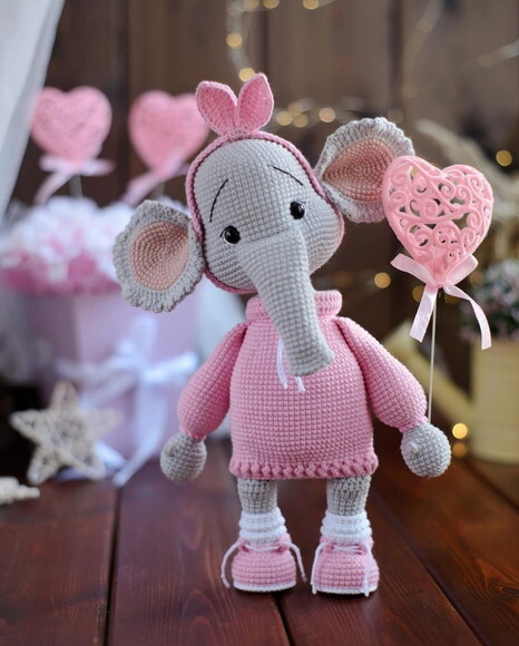 Receita Elefante Amigurumi