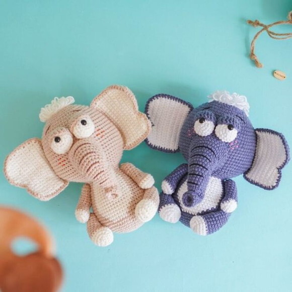 Receita Elefante Amigurumi