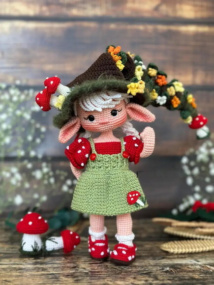 Receita Elfa Amigurumi