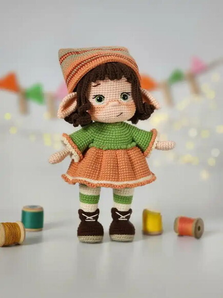 Receita Elfa Amigurumi
