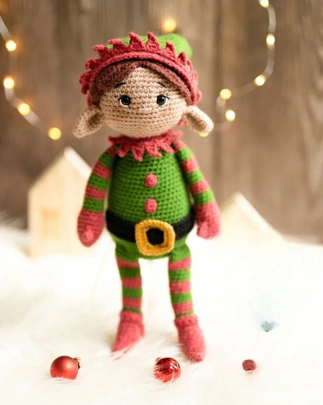 Receita Elfo Natalino Amigurumi