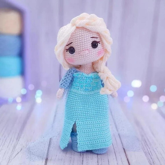 Receita Elsa Amigurumi