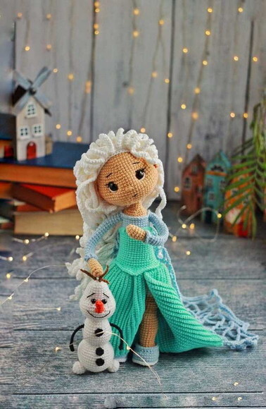 Receita Elsa Amigurumi