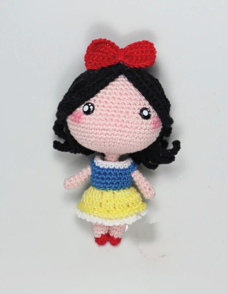 Receita em PDF - Branca de Neve Amigurumi