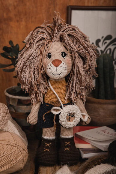 Receita em PDF - Leão Amigurumi