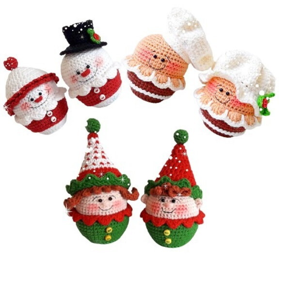 Receita Enfeite de natal Amigurumi