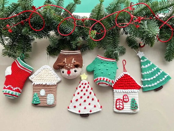 Receita Enfeite de Natal Amigurumi