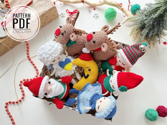 Receita Enfeite de Natal Amigurumi