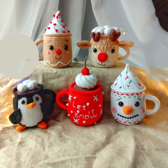 Receita Enfeite de Natal Amigurumi