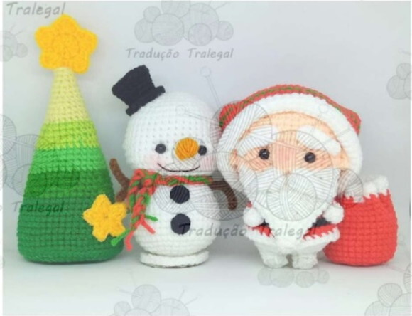 Receita Enfeite de Natal Amigurumi