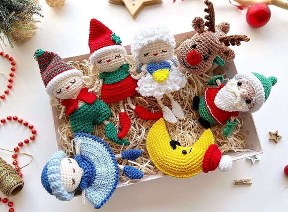 Receita Enfeite de Natal Amigurumi