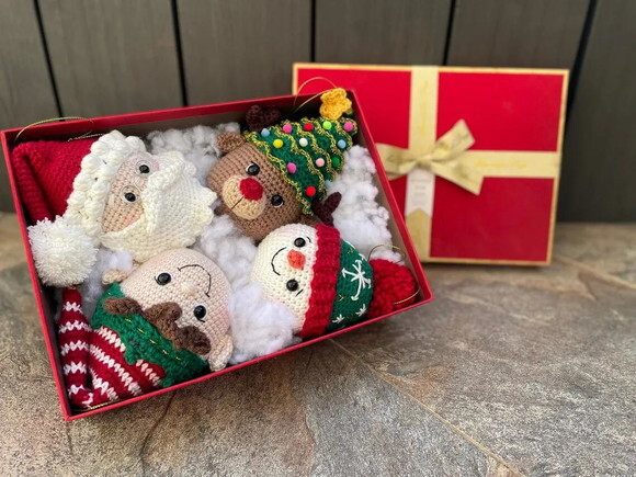 Receita Enfeite Natalino Amigurumi