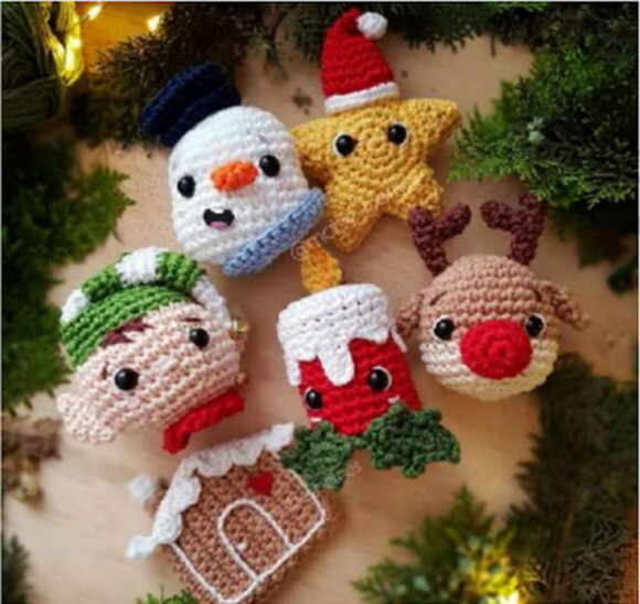 Receita Enfeite De Natal Amigurumi
