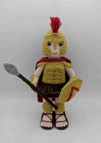 Receita Espartano Amigurumi
