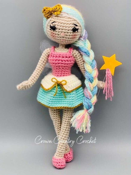 Receita Fada Amigurumi