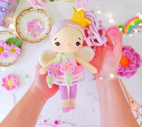 Receita Fada Amigurumi