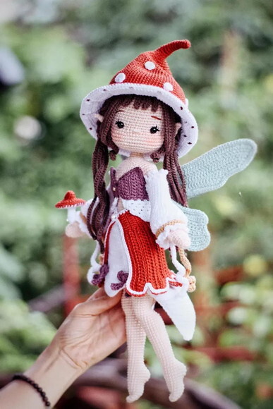 Receita Fadinha Amigurumi