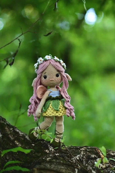 Receita Fadinha Amigurumi