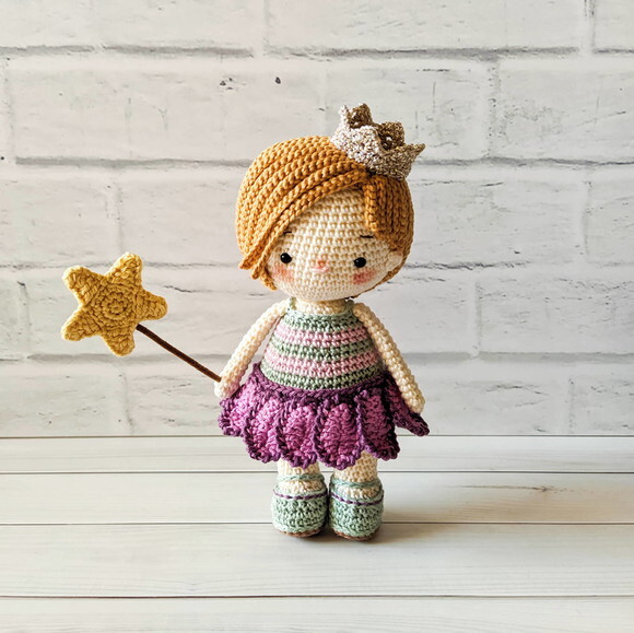 Receita Fadinha Amigurumi