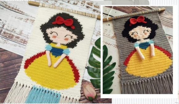 Receita Flamula Branca De Neve Amigurumi