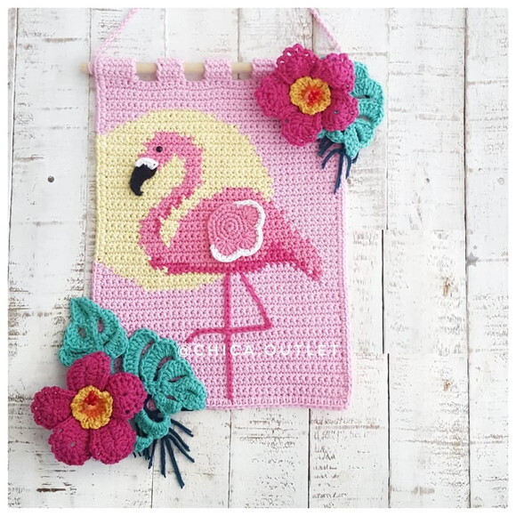 Receita Flamula Flamingo Amigurumi