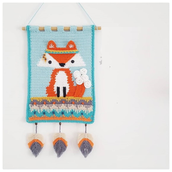 Receita Flamula Raposa Amigurumi