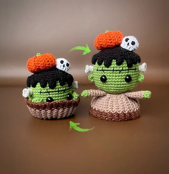 Receita Frank Reversivel Amigurumi