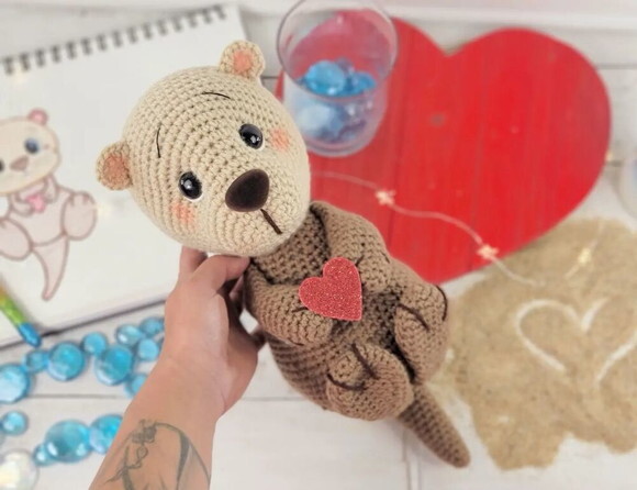 Receita Furão Amigurumi