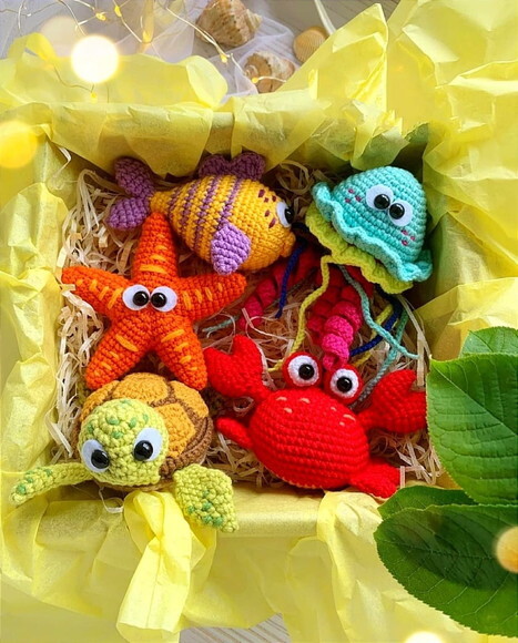 Receita Fundo do Mar Amigurumi