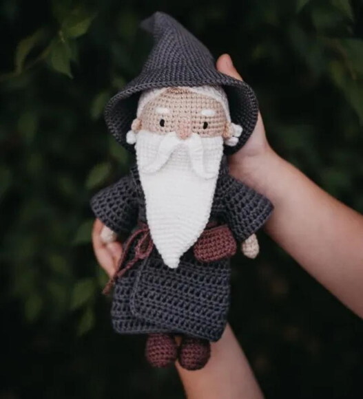Receita Gandalf Amigurumi