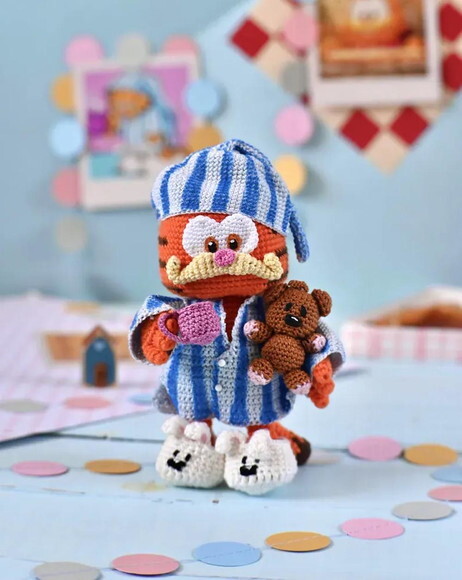 Receita Garfield Amigurumi