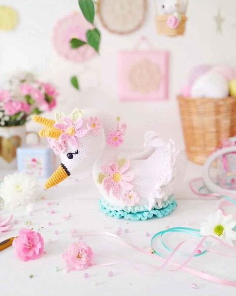 Receita Ganso Amigurumi