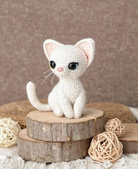 Receita Gatinho Amigurumi