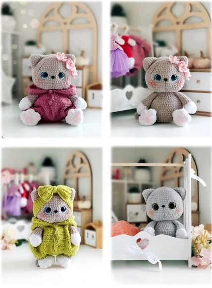 Receita Gatinho Amigurumi