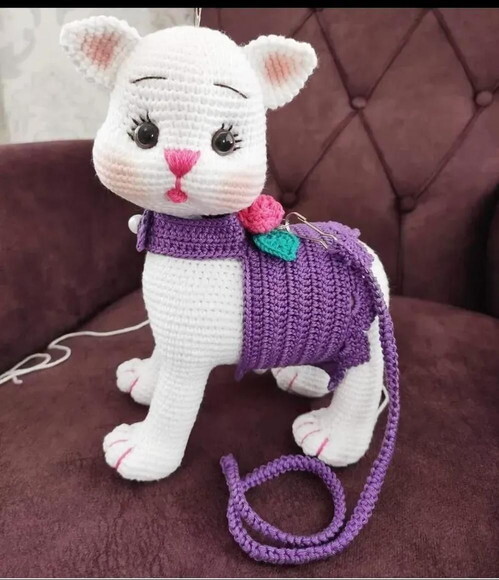 Receita Gatinho Amigurumi