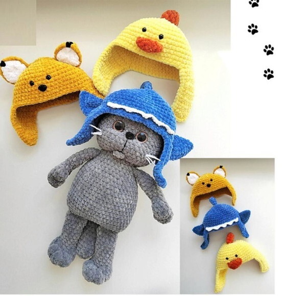 Receita Gatinho de Gorro Amigurumi